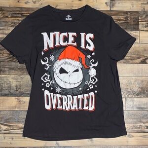 Disney Black and Red Short Sleeve Tee